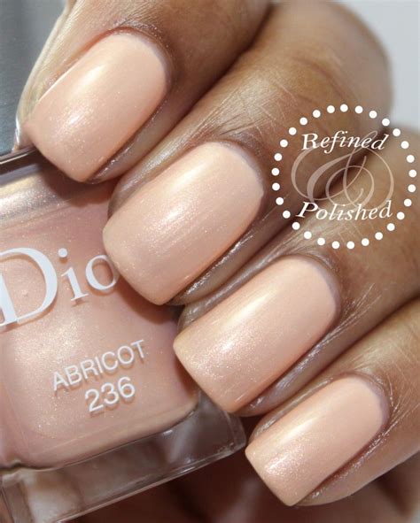 dior abricot nail polish.